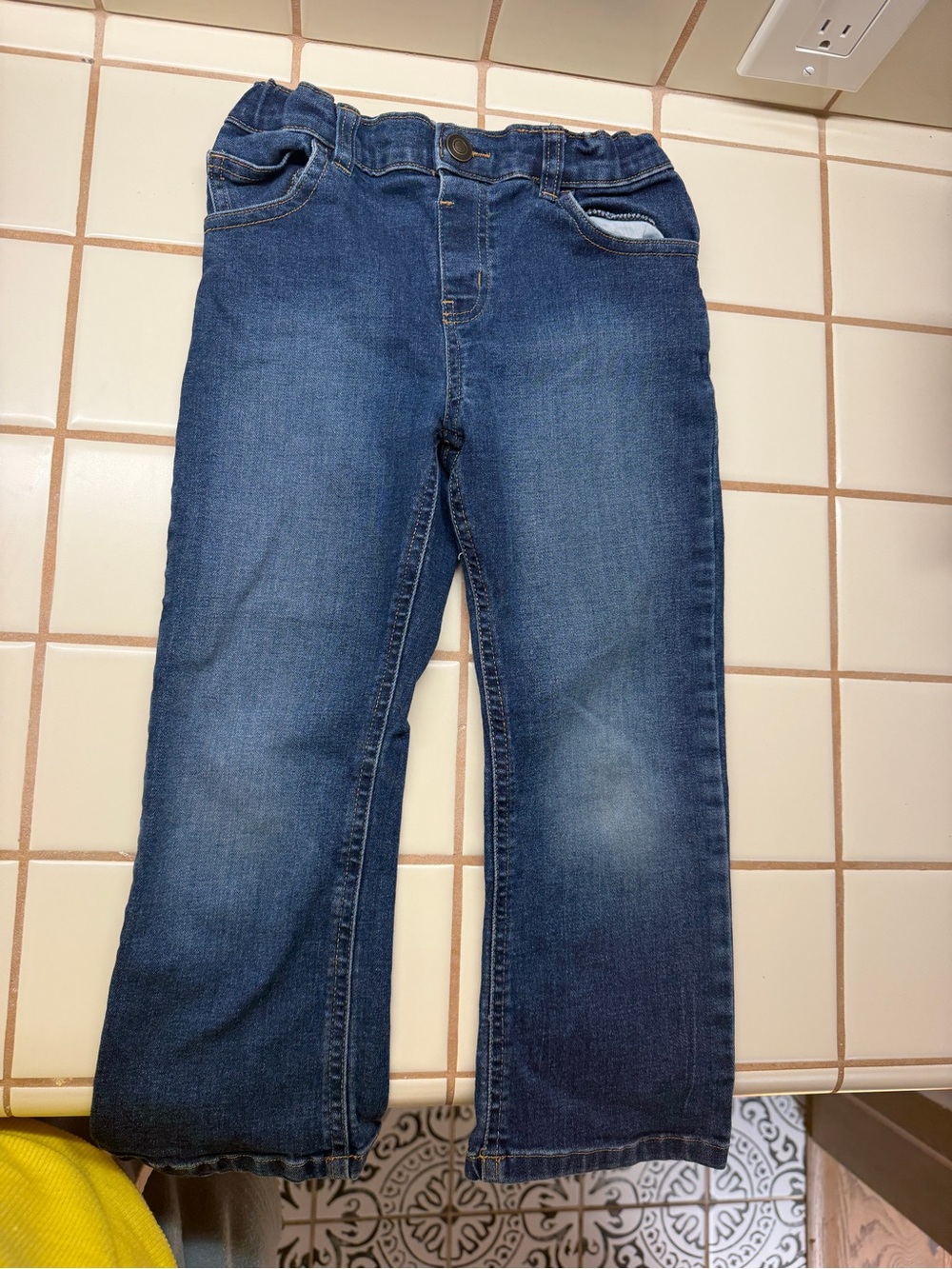 Garanimals Dark Blue Denim Shorts with Teal Tag